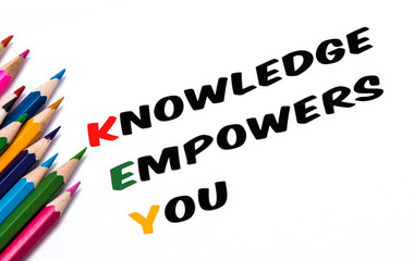 knowledge empowers you concept