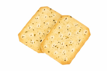 biscuits isolated on white