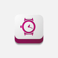 square button: watch