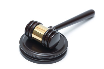 wooden judge gavel