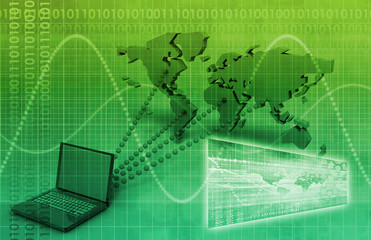 Fototapeta premium Banking Technology