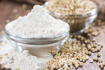 Portion of Buckwheat Flour