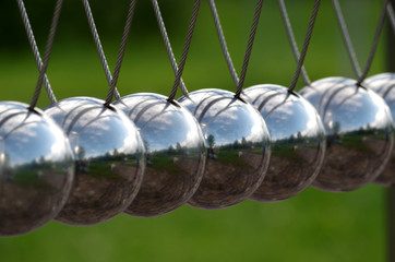 Newton Balls - grass