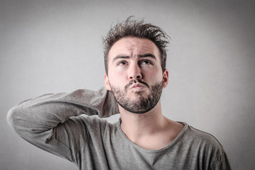 Obraz premium thinker man