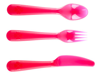Knife and spoon plastic