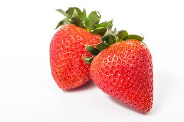 Strawberries berry isolated