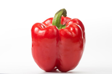 Red paprika isolated