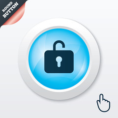 Lock sign icon. Login symbol.