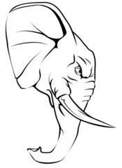 Elephant mascot character