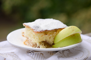 a piece of apple pie