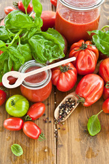 Hausgemachte Tomatensauce