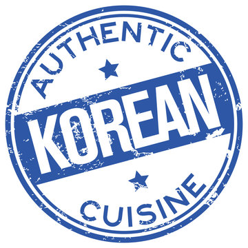 korean cuisine stamp