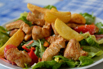 Putenbruststreifensalat