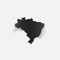 realistic design element: brazil