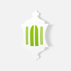 realistic design element: lantern