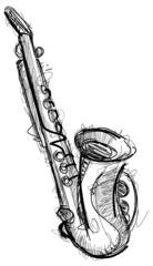 Drawn Sax