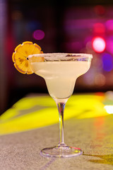 cocktail at bar