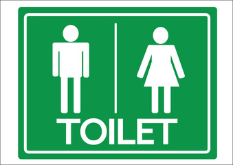 Toilet  Symbol Male and Female Icon
