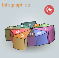 Graph Design, infographics Vector