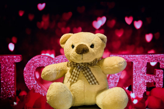 Full of love teddy bear