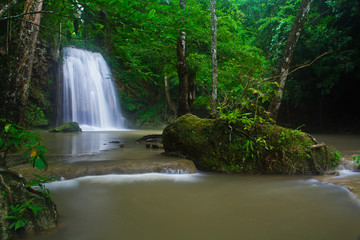 Erawan waterfall in Kanchanaburi province of Thailand