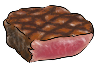Illustration of Grilled Steak - 67665267