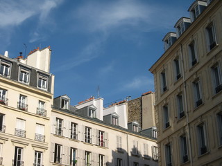 Fototapeta na wymiar Immeubles de Paris