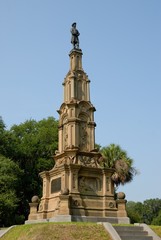 Confederate Monument Savannah Georgia, USA