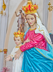Blessed Virgin Mary with baby of Jesus
