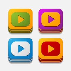 square button: start