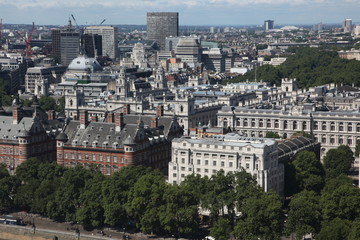 London from London Eye, UK