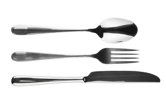 spoon, fork, knife