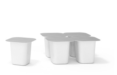 packing on a white background