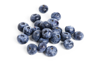 Sweet blueberry isolated on white background
