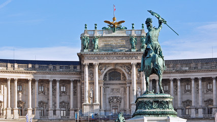 Obraz premium hofburg wien - heldenplatz