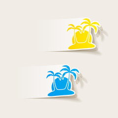 realistic design element: palm