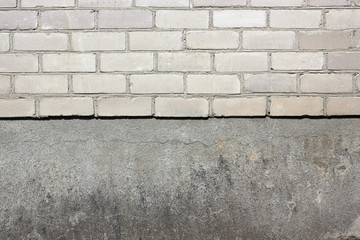 White silicate bricks and plaste