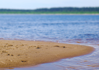 Close up of river