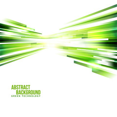 Abstract green background with centrifugal design