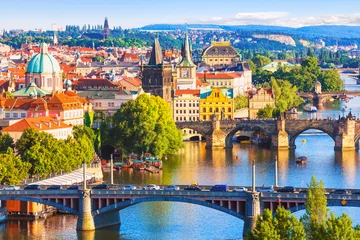 Photo sur Plexiglas Prague Ponts de Prague, République tchèque