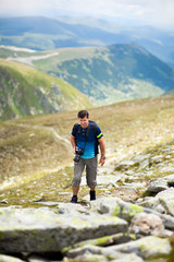Obraz premium Hiking alone