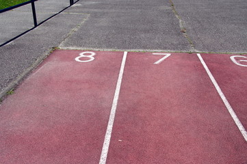 Fototapeta premium couloirs d'athlétisme