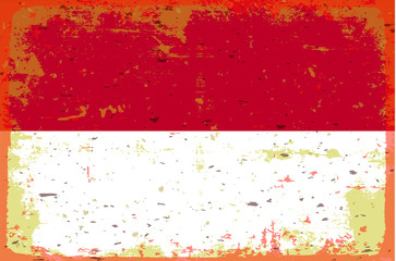 Obraz premium flag Indonesia