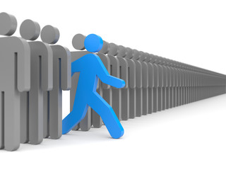 Different people. Run to new opportunities