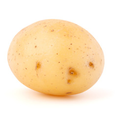 new potato tuber isolated on white background cutout