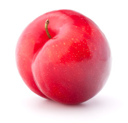Sweet plum isolated on white background cutout