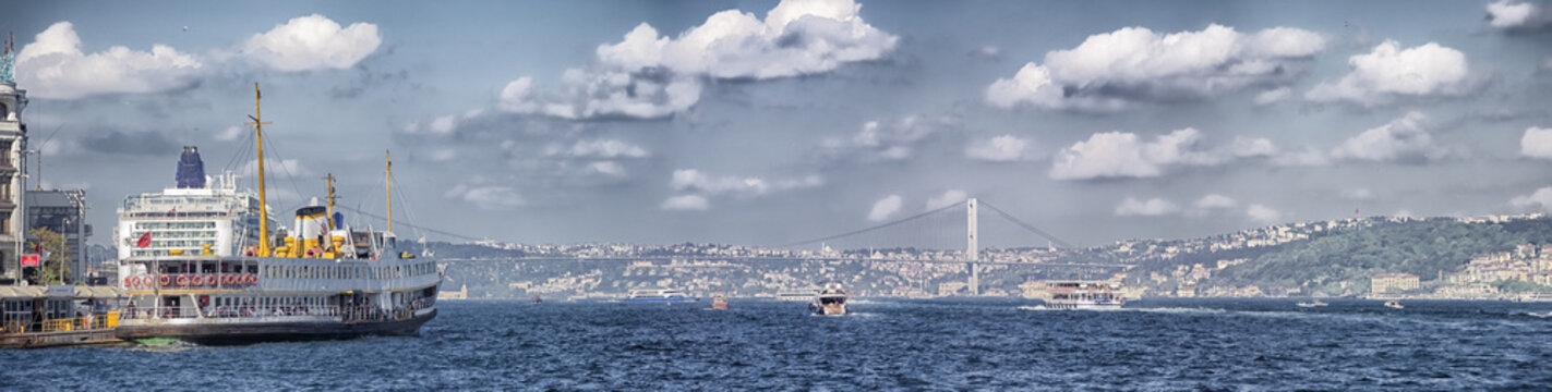 Ferry Boat In Istanbul