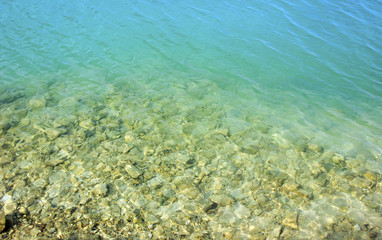 Transparent water as abstract background