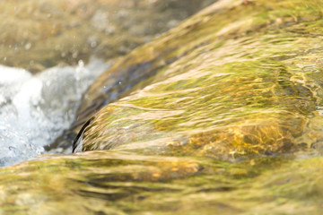 stones in the mountain river