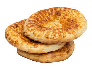 tortilla bread on a white background